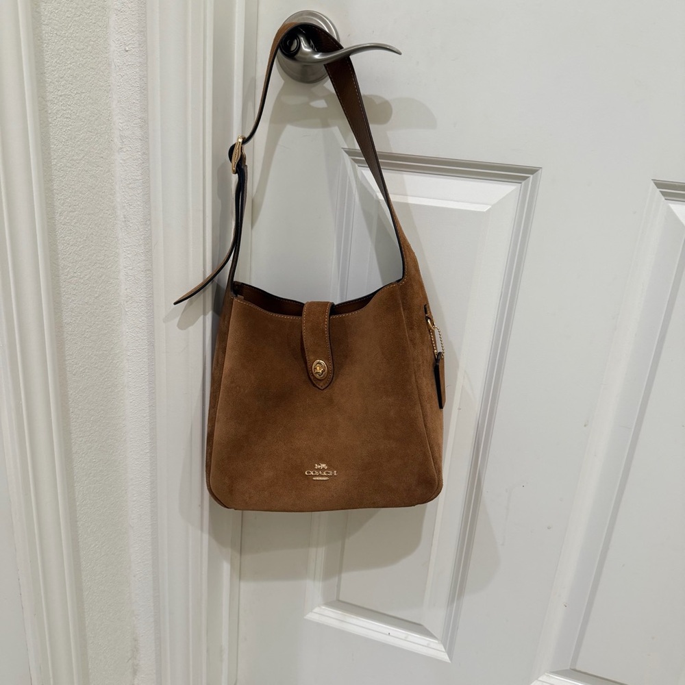 Coach Hadley Sienna Convertible Crossbody Bag